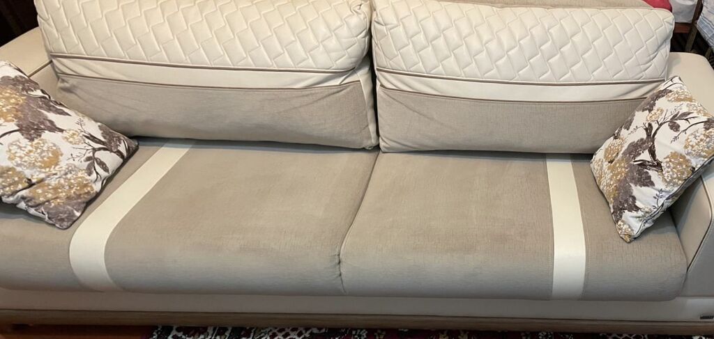 Türkiyənin Mondi Mobilyasına aid 1 ədəd divan,2 ədəd kreslo dəsti — Yumşaq mobilya dəstləri, Bakı (3)