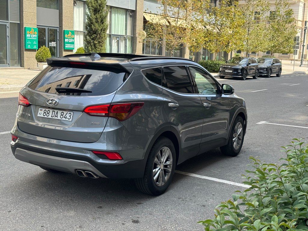 Hyundai Santa Fe, 2.0 L, 2017 il, 185 000 km — Avtomobillər, Bakı (4)