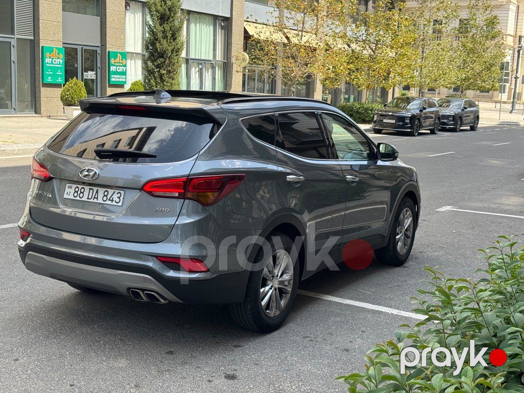 Hyundai Santa Fe, 2.0 L, 2017 il, 185 000 km — Avtomobillər, Bakı (4)