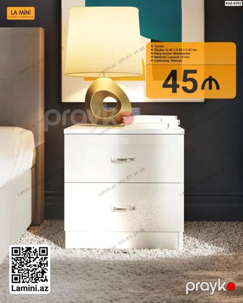 Məhsul: Tumba (Kod: 6392) Təsvir: - Minimalist və lakonik dizaynlı — Bakı