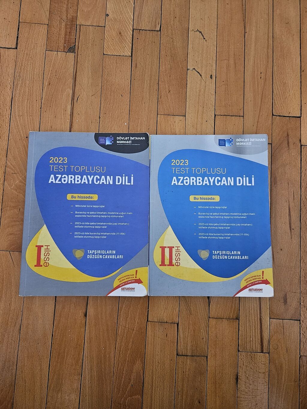 Məhsul: 2023 “Test Toplusu – Azərbaycan dili” (DİM), I hissə və II — Kitablar, Bakı