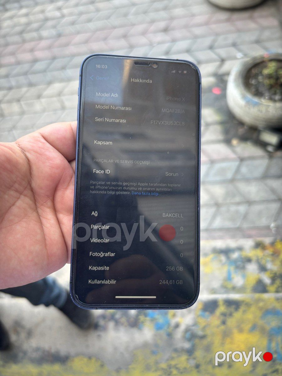 Apple iPhone X Space Gray 256GB/3GB — Smartfonlar, Bakı (6)