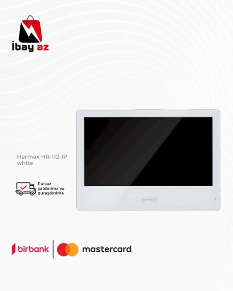 Domofon "Hermax HR-112-IP White" — Bakı