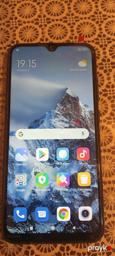 Redmi Note 8, 64 GB, rəng - Göy, Barmaq izi — Mingəçevir
