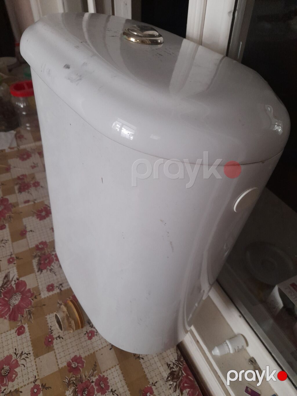 Satılır: tualet üçün mexaniki yuma çəni - Material: keramik (ağ) — Tualetlər, Bakı (3)