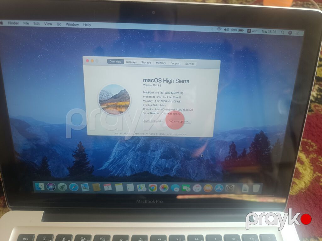 Macbook satilir hec bir problemi yoxdur — Apple Macbook, Bakı (5)