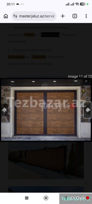 Stone az Avtomatik qapı və jalüzler — Bakı