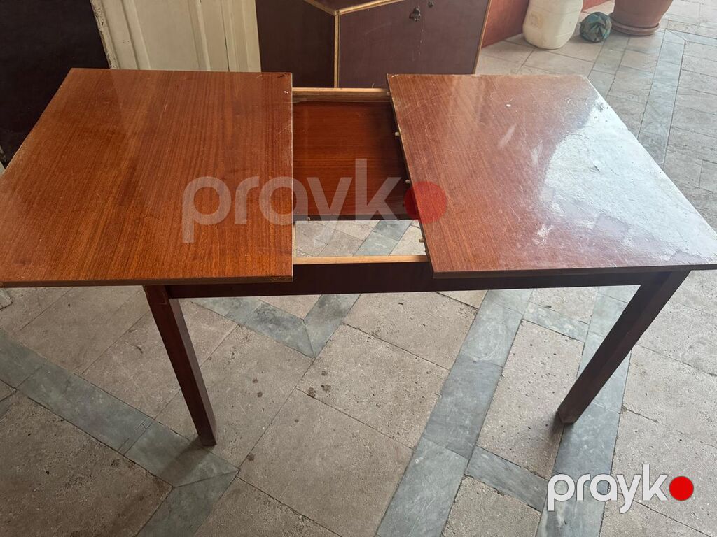 Qonaq masası, İşlənmiş, Açılan, Taxta, Dördbucaq masa — Masalar, Gəncə (2)