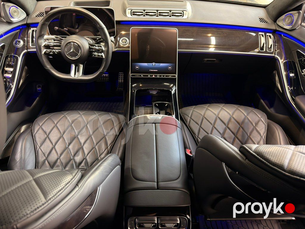 Mercedes S 500 4MATIC, 3.0 L, 2020 il, 113 000 km — Avtomobillər, Bakı (12)
