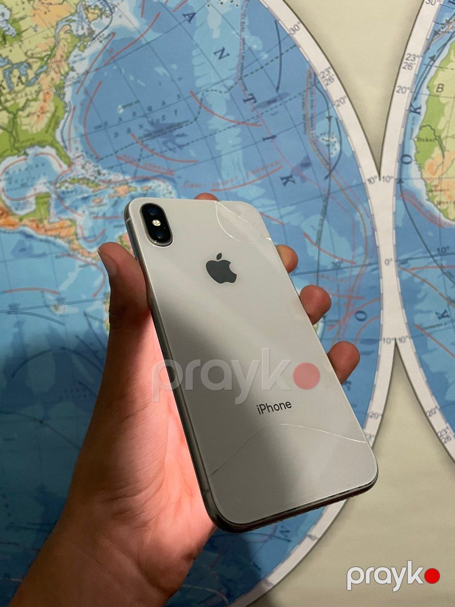 Apple iPhone X Silver 64GB/3GB — Smartfonlar, Bakı (2)