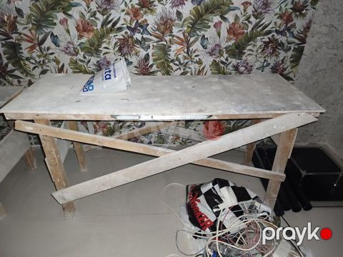 Pulsuz GEL Apar Taxta ustalıq skamyası/iş masaa - Material: möhkəm — Bakı
