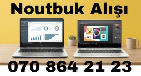 Noutbuk Alışı – müxtəlif modellərin qəbulu - HP və digər brendlərin — Digah