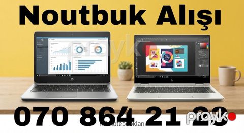Noutbuk Alışı – müxtəlif modellərin qəbulu - HP və digər brendlərin