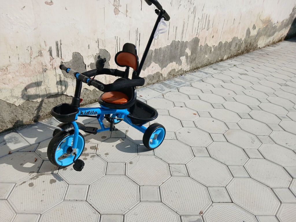 Uşaq üçtəkərli velosipedi – Kidilo, mavi rəng Xüsusiyyətlər: - 3 — Uşaq velosipedləri, Qəbələ (5)