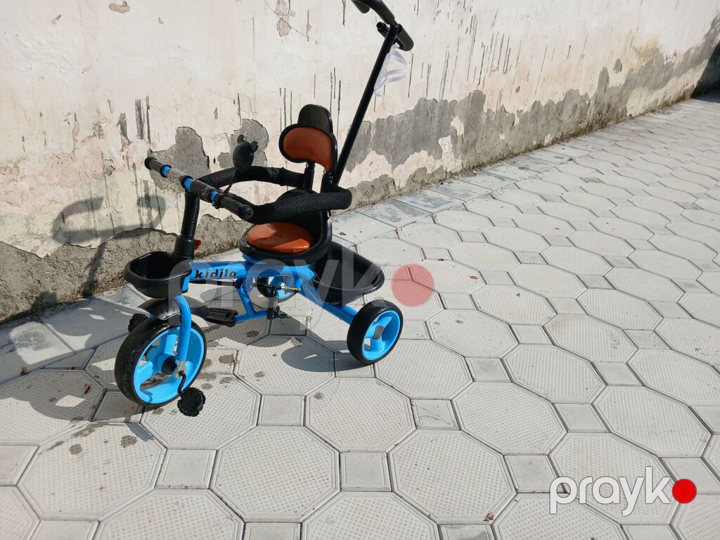 Uşaq üçtəkərli velosipedi – Kidilo, mavi rəng Xüsusiyyətlər: - 3 — Uşaq velosipedləri, Qəbələ (5)