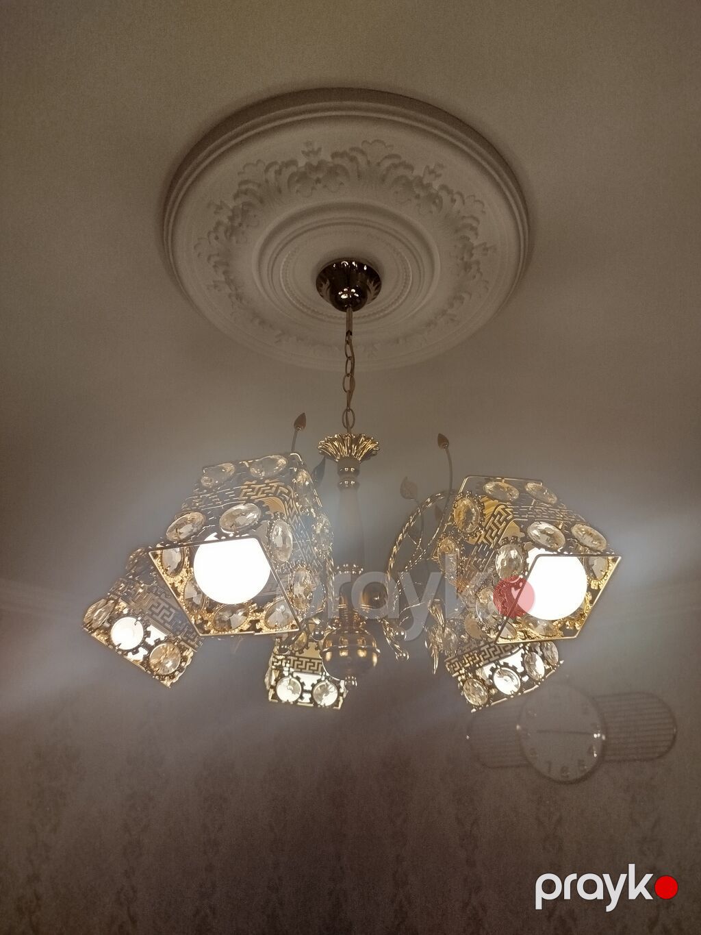 Çılçıraq, 5 lampa, Metal — Tavan is?qlar? v? cilc?raqlar, Bakı