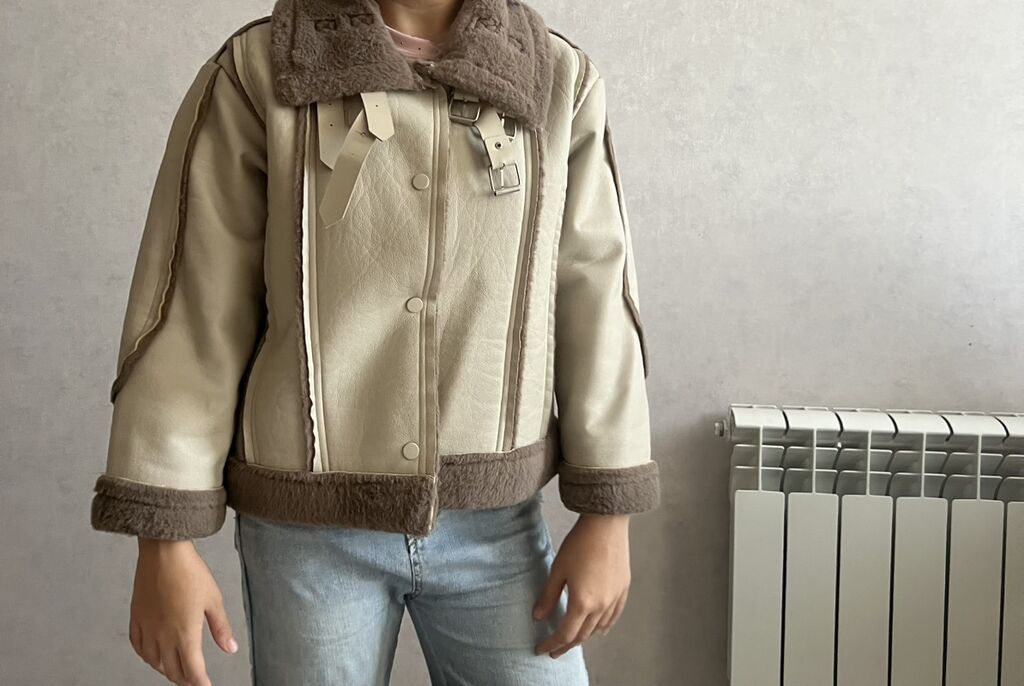 Qadın/qız üçün qısa ölçülü, qışlıq “shearling” üslublu gödəkcə — Jaketlər, Bakı (2)