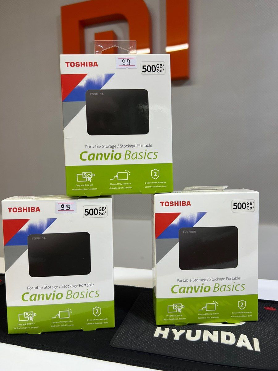Toshiba Canvio HDD 500 GB, Portable Storage — Kompüterlər və noutbuklar, Bakı (4)