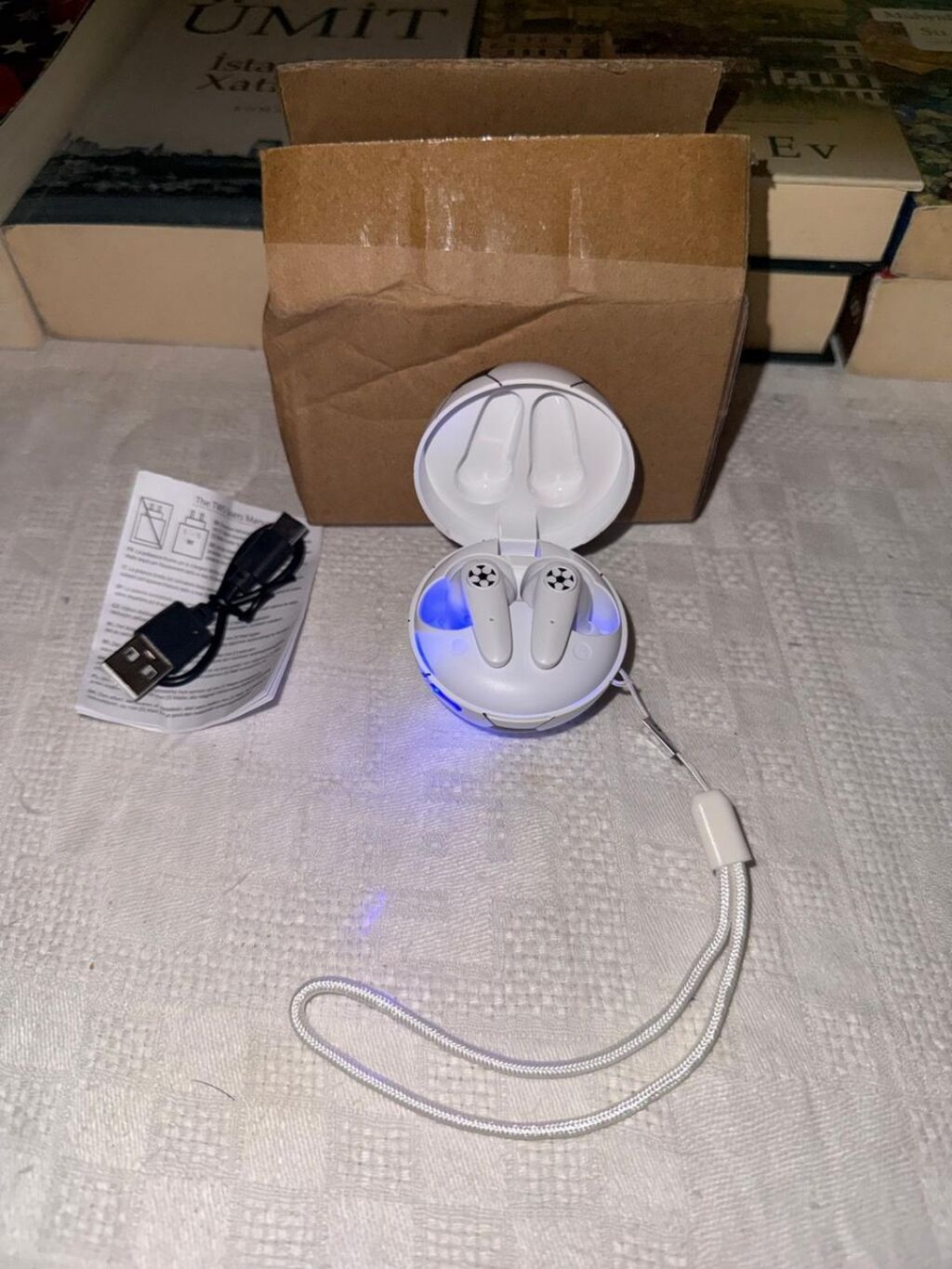 Yeni Simsiz (Bluetooth) Qulaqcıqlar, rəng - Ağ — Qulaqcıqlar, Bakı (2)