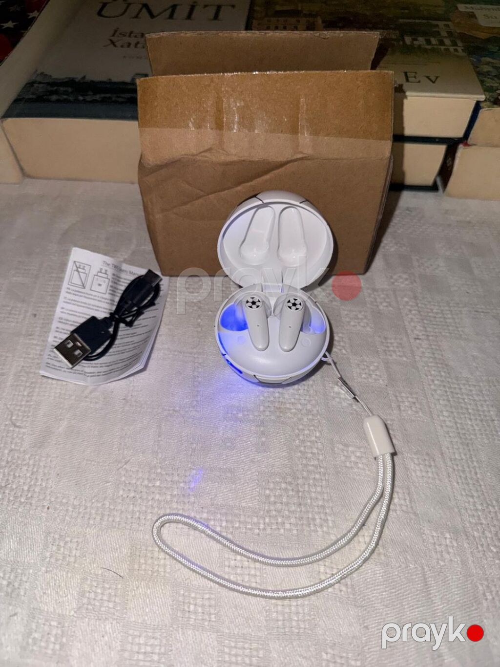 Yeni Simsiz (Bluetooth) Qulaqcıqlar, rəng - Ağ — Qulaqcıqlar, Bakı (2)