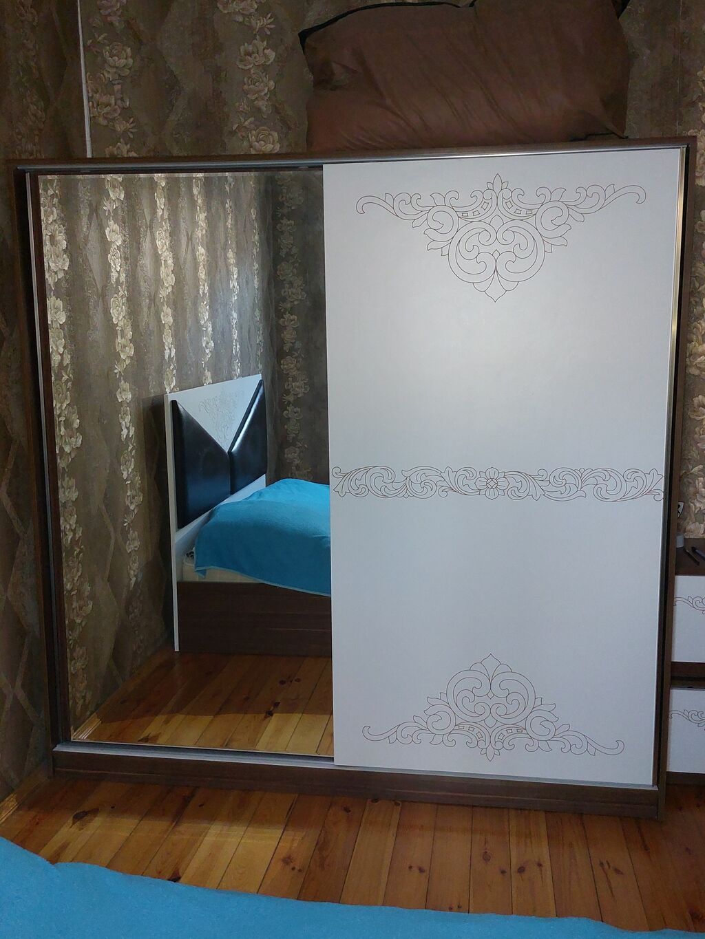 İkinəfərlik çarpayı, Dolab, İşlənmiş — Yataq otağı mobilya dəstləri, Bakı (4)