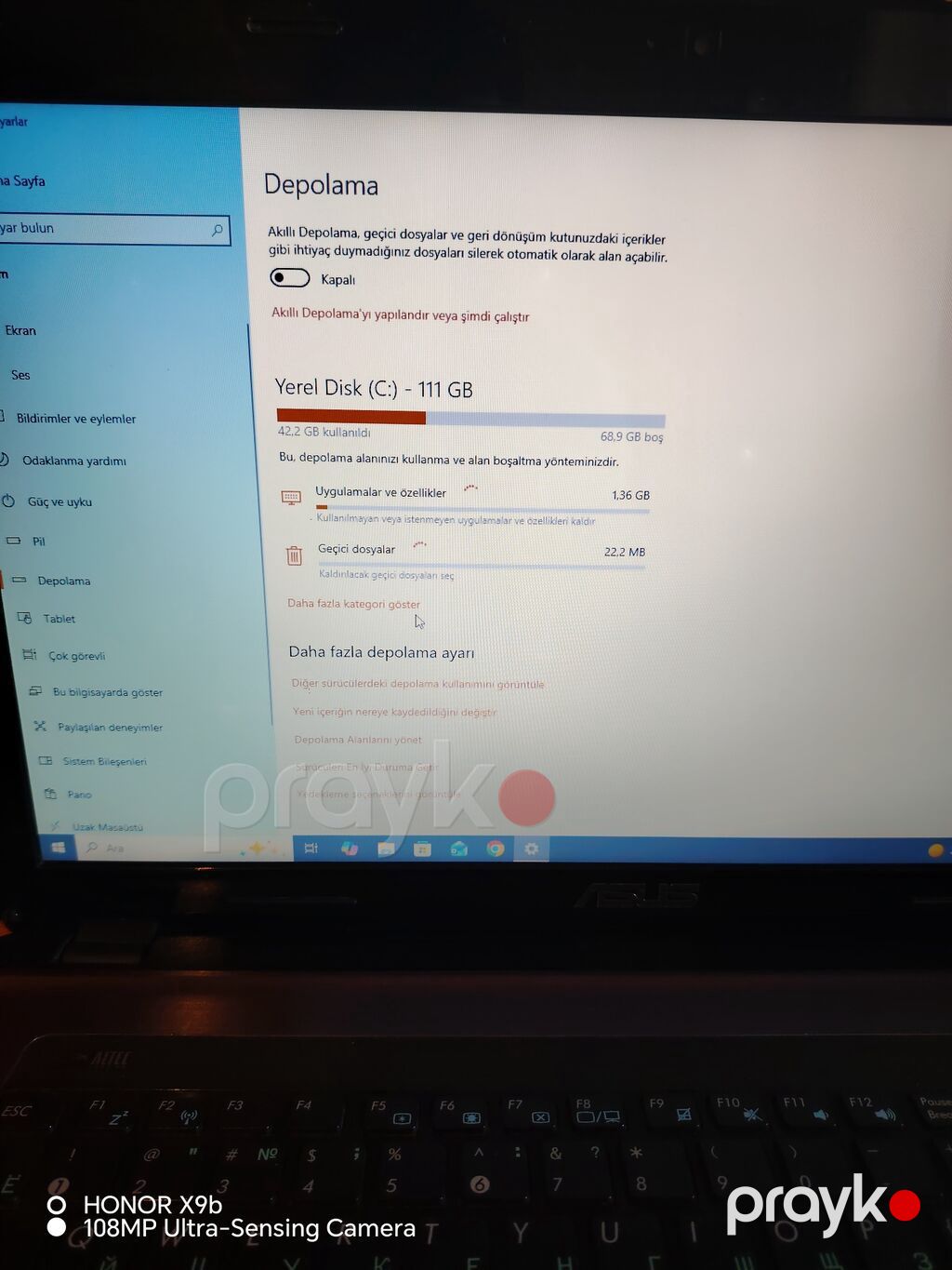 ASUS noutbuk - Ekran: 15.6" (şüşəli parlaq panel) - Əməliyyat — Asus, Mingəçevir (4)