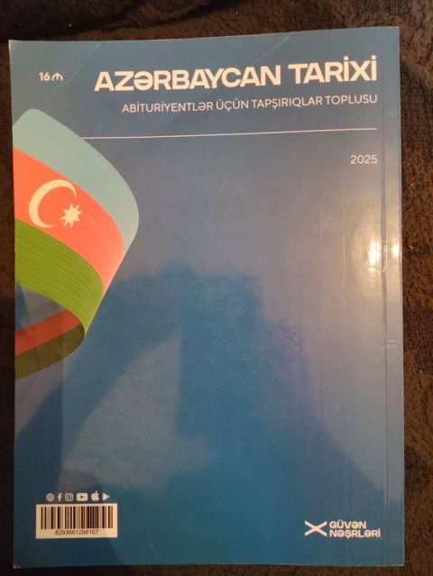 Məhsul: “Azərbaycan Tarixi – Abituriyentlər üçün tapşırıqlar toplusu — Bakı