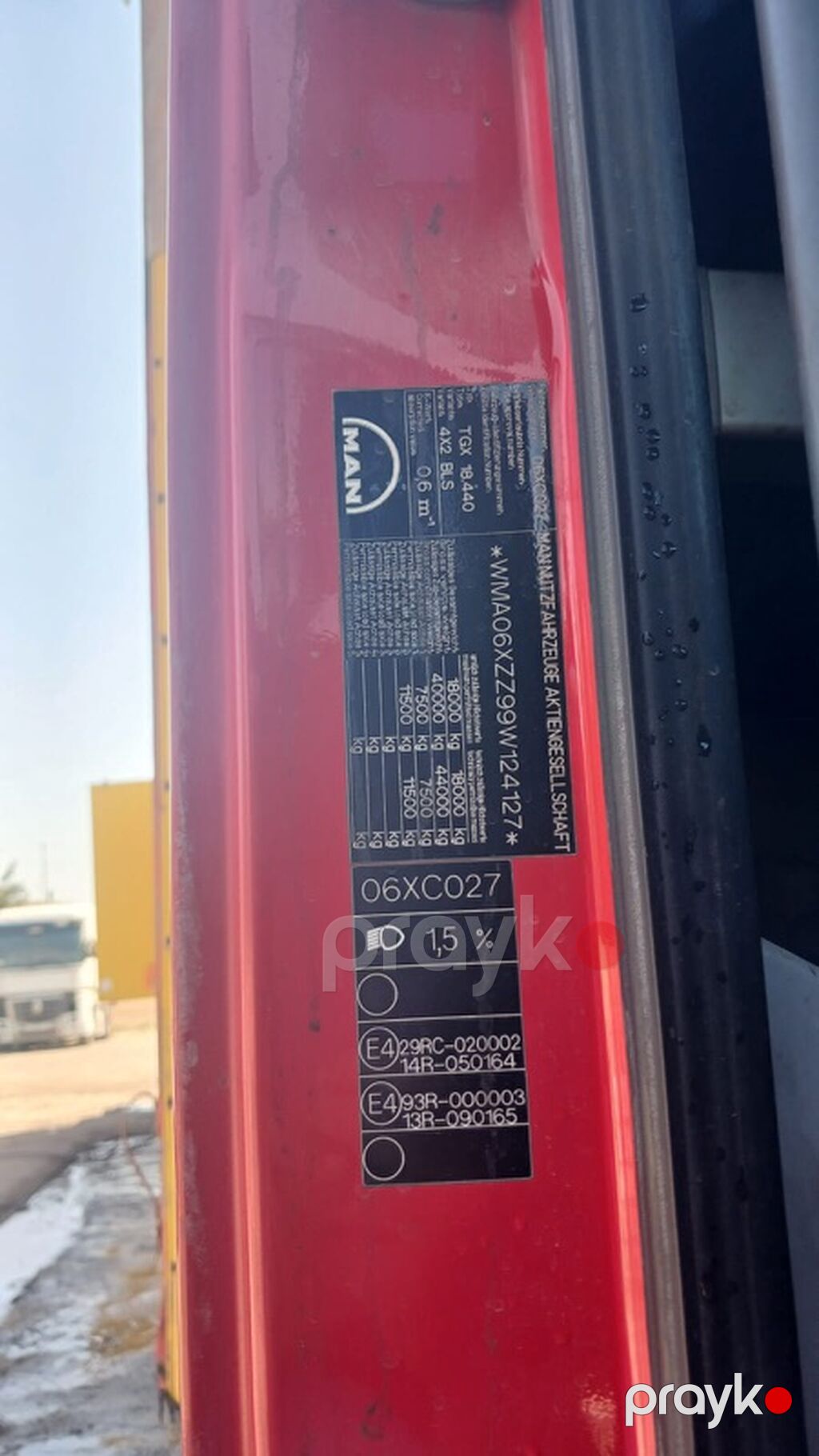 MAN TGX dartqı (çekici) və tentli yarımqoşqu Xüsusiyyətlər — Avto, Qobustan (5)