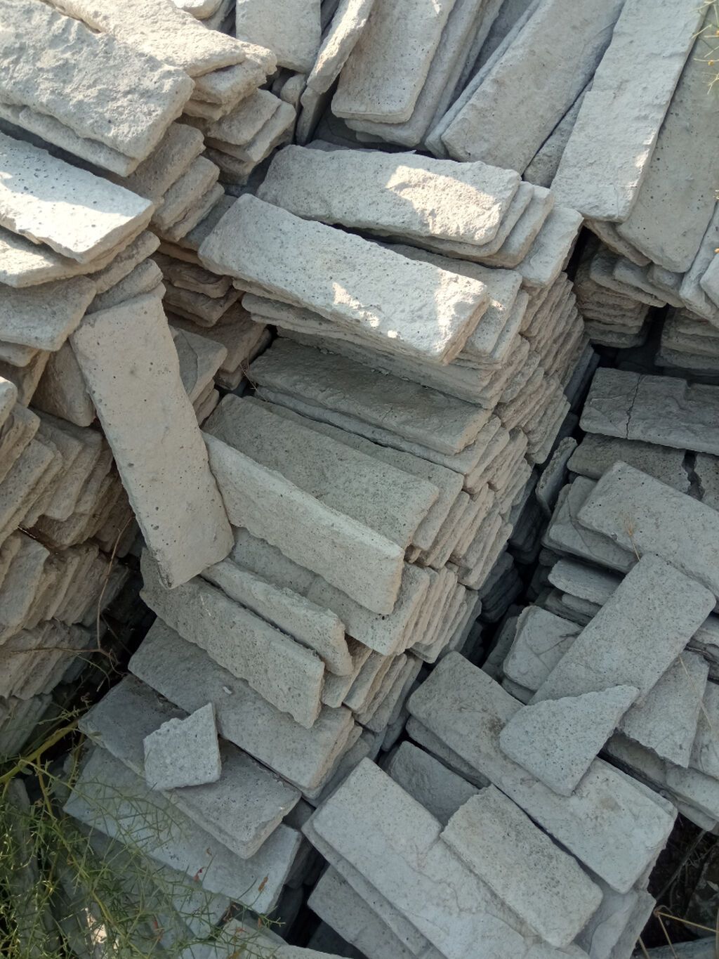 Təbii daş üzlük/plitələr - Material: təbii daş (açıq boz rəng — Plitka və örtü materialları, Bakı (3)