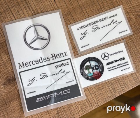Mercedes stikerləri — Bakı