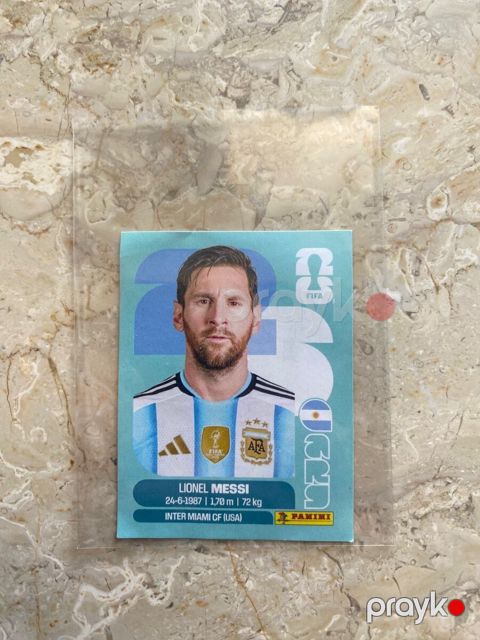 Panini Messi kartı — Bakı