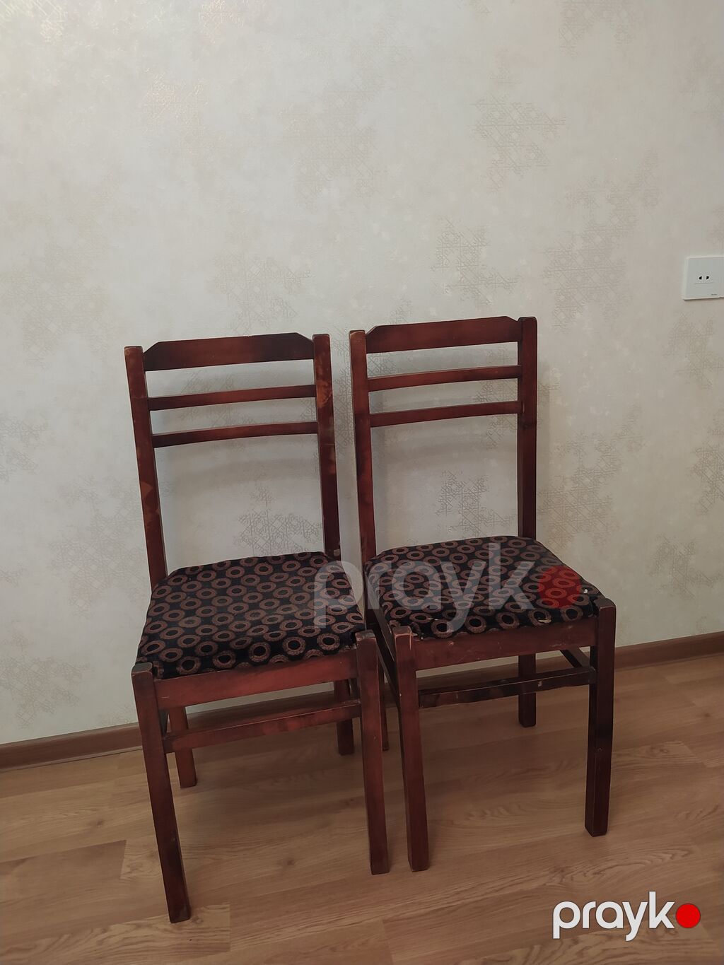 Taxta yemək otağı stulları — 2 ədəd - Material: kütləvi ağac karkas — Stullar, Sumqayıt