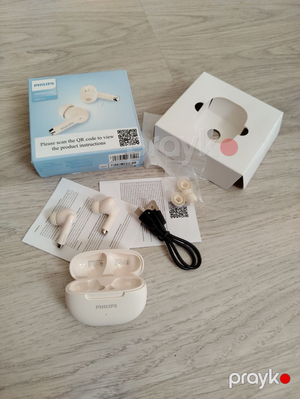 Yeni Simsiz (Bluetooth) Qulaqcıqlar, Philips, rəng - Ağ — Qulaqcıqlar, Mehdiabad (6)