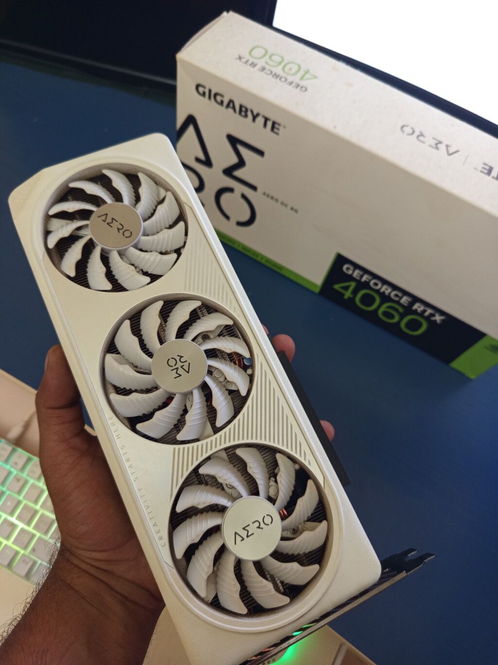 Rtx 4060 8g ideal ter temiz plombu ustunde diziqi bele yoxdu cox az — Qrafik kartlar, Bakı (2)