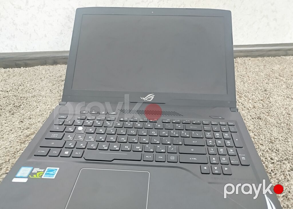 Səliqəli və problemsiz ROG Gaming noutbuk satılır. Kosmetik və texniki — Asus, Şirvan (5)