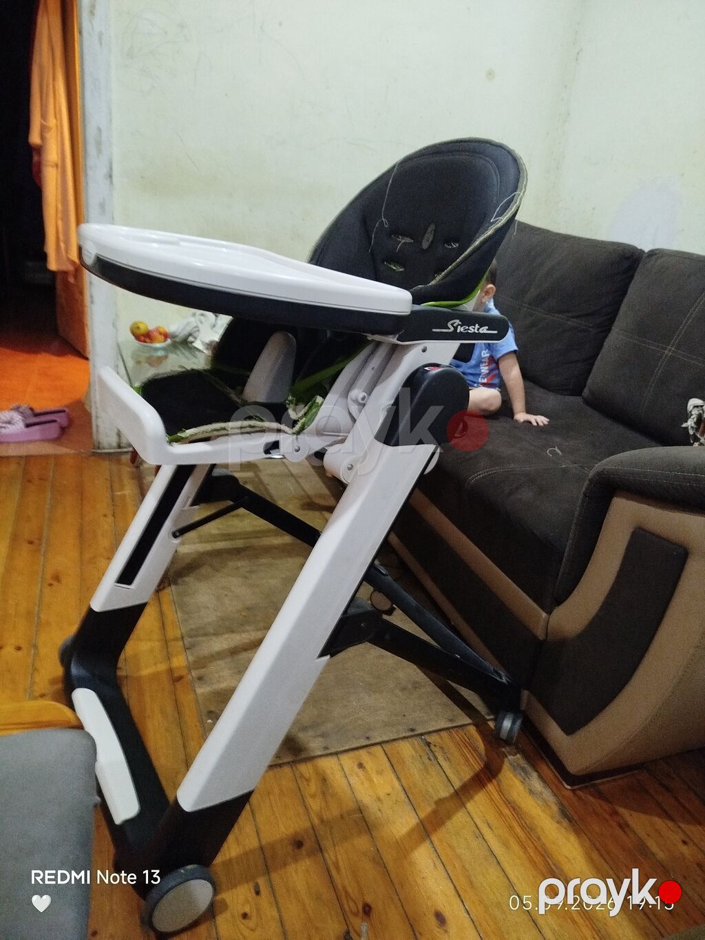 Peg Perego Siesta uşaq yemək stulu - Brend/model: Peg Perego Siesta — Qidalandırma stulları, Bakı (2)