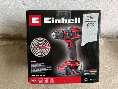 Einhell Te-cd 18/44 Li-i Kit akkumulyatorlu zərbəli dreli 18V — Bakı
