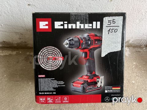 Einhell Te-cd 18/44 Li-i Kit akkumulyatorlu zərbəli dreli 18V — Bakı