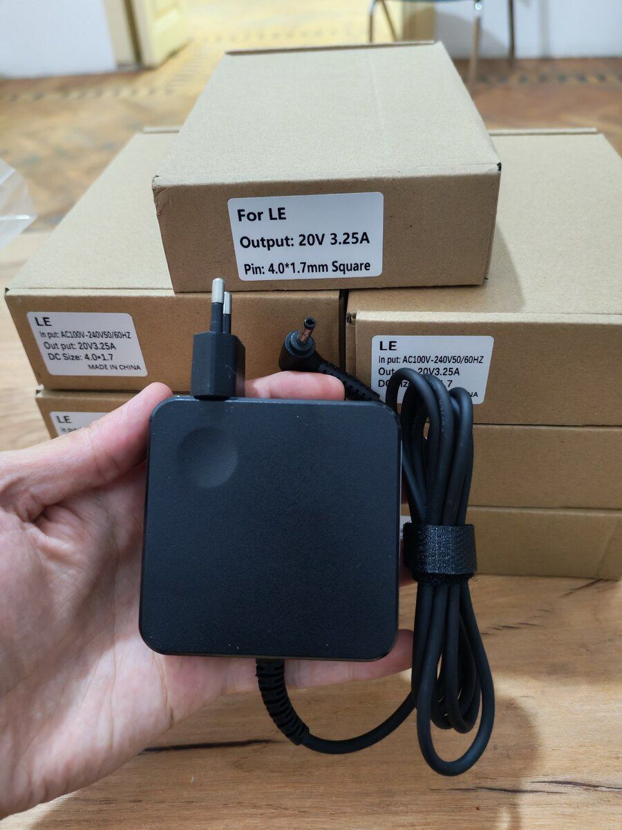 Lenovo 3.25A/65W 4.0*1.7/A klass — Periferik cihazlar, Bakı (2)