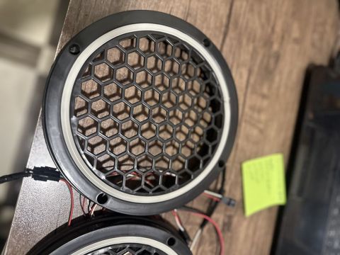 LED işıqlı avtomobil dinamik qəfəsləri (4 ədəd set) - Ölçü: təxmini — Mehdiabad