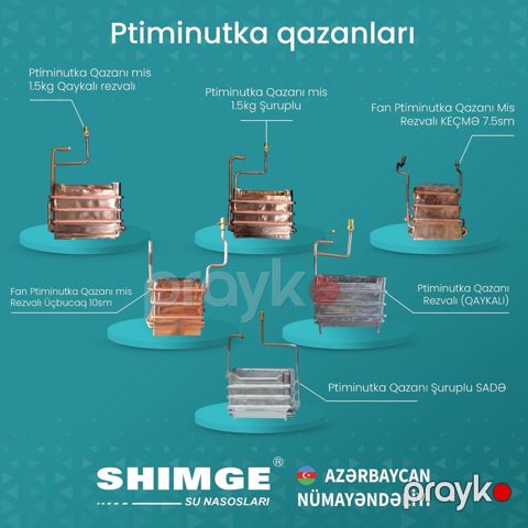 Su qızdırıcıların qazanı — Bakı