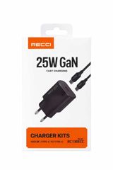 Şəbəkə enerji toplama cihazı Recci Fast Charging RC130E 25W — Matrix Electronics