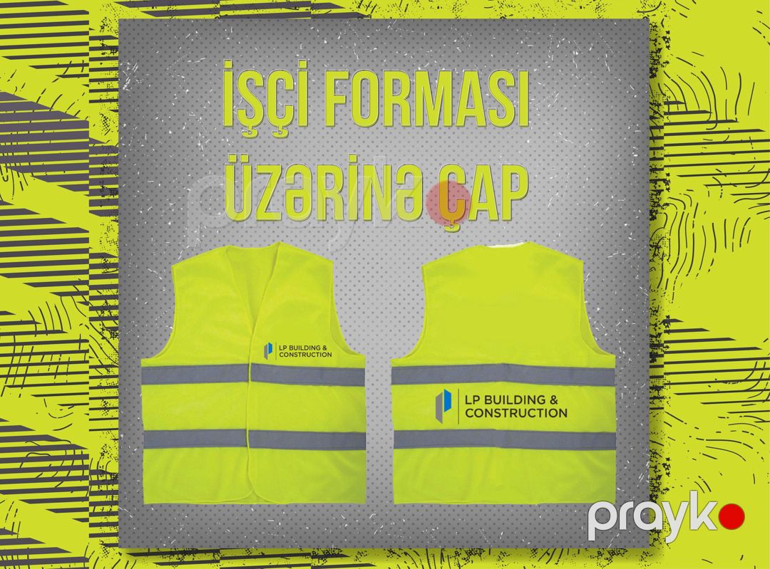 İşçi forması üzərinə çap — Reklama, IT, marketing, Bakı