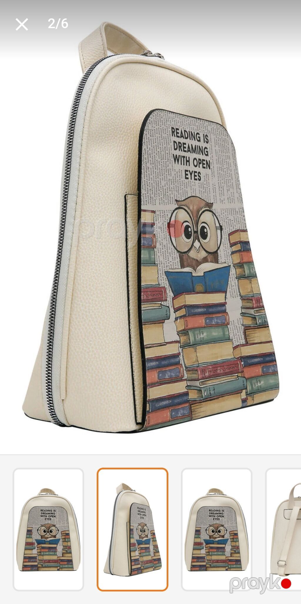 Məhsul: Mini bel çantası – “Reading is dreaming with open eyes” temalı — Çantalar, çamadanlar, cüzdanlar, Bakı (2)
