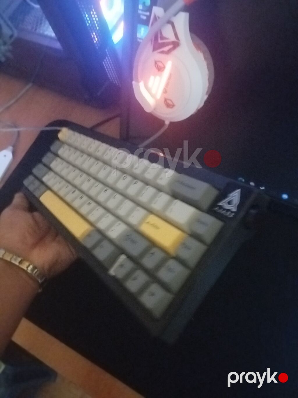 Ajazz Ak650 rgb game klavye moon light switchler Mechanıc — Klaviaturalar və siçanlar, Sumqayıt (4)
