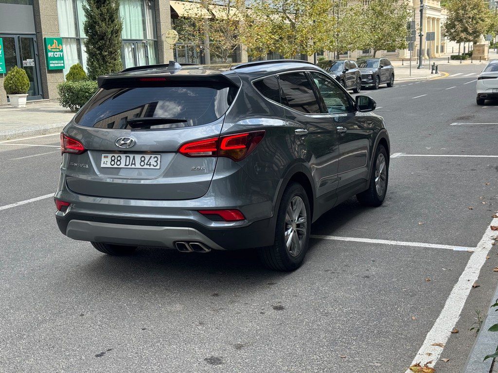 Hyundai Santa Fe, 2.0 L, 2017 il, 185 000 km — Avtomobillər, Bakı (6)