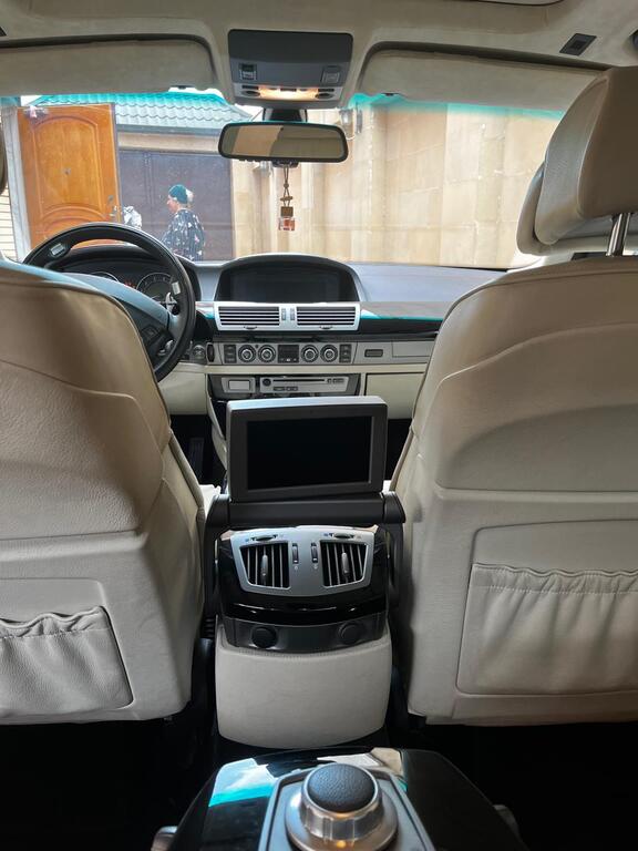 BMW 750, 4.8 L, 2008 il, 250 000 km — Avtomobillər, Bakı (8)