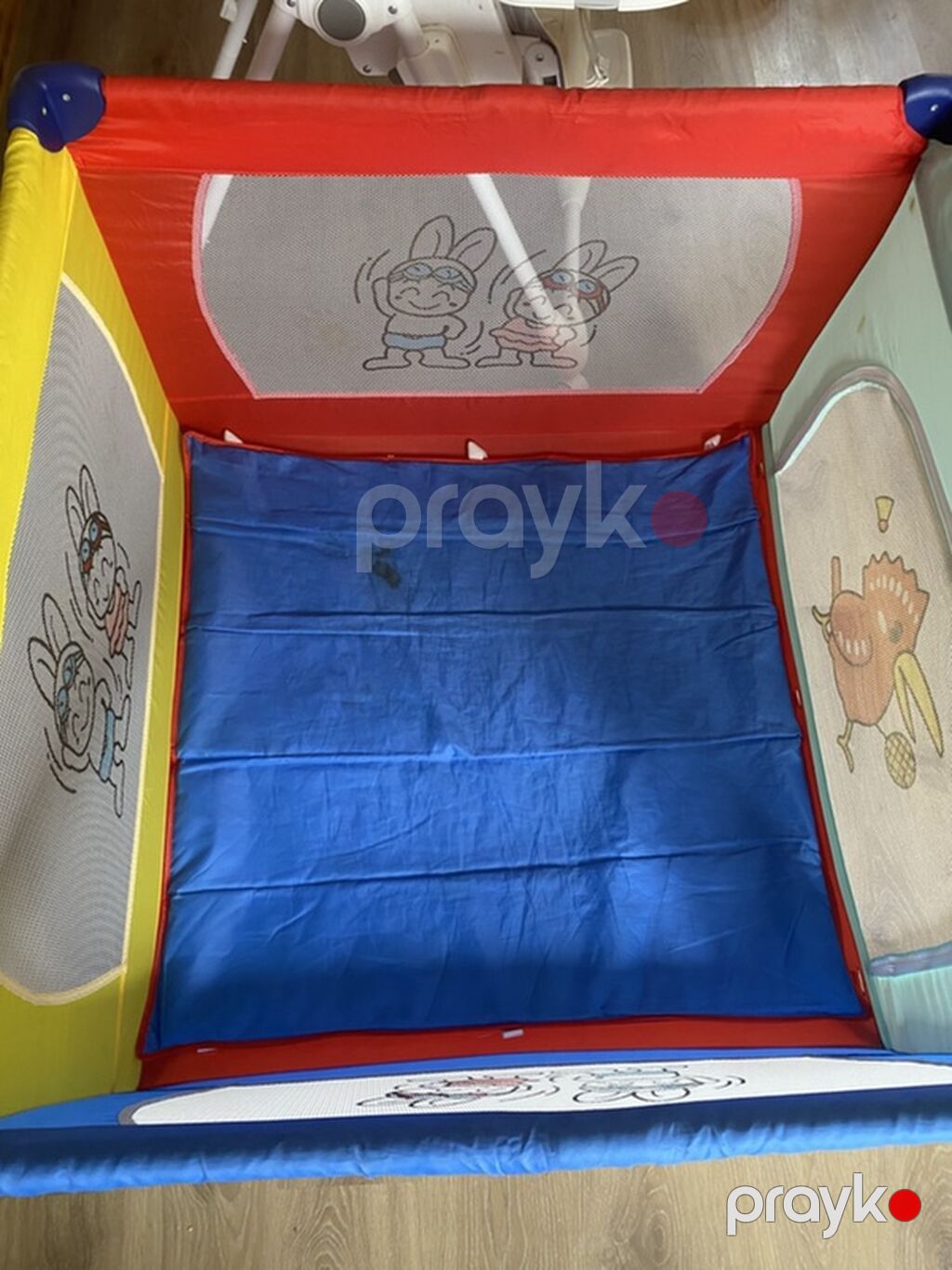 Uşaq oyun maneyi / playpen - Rəngli dizayn: mavi, qırmızı, sarı və — Manequinlər, Bakı (4)