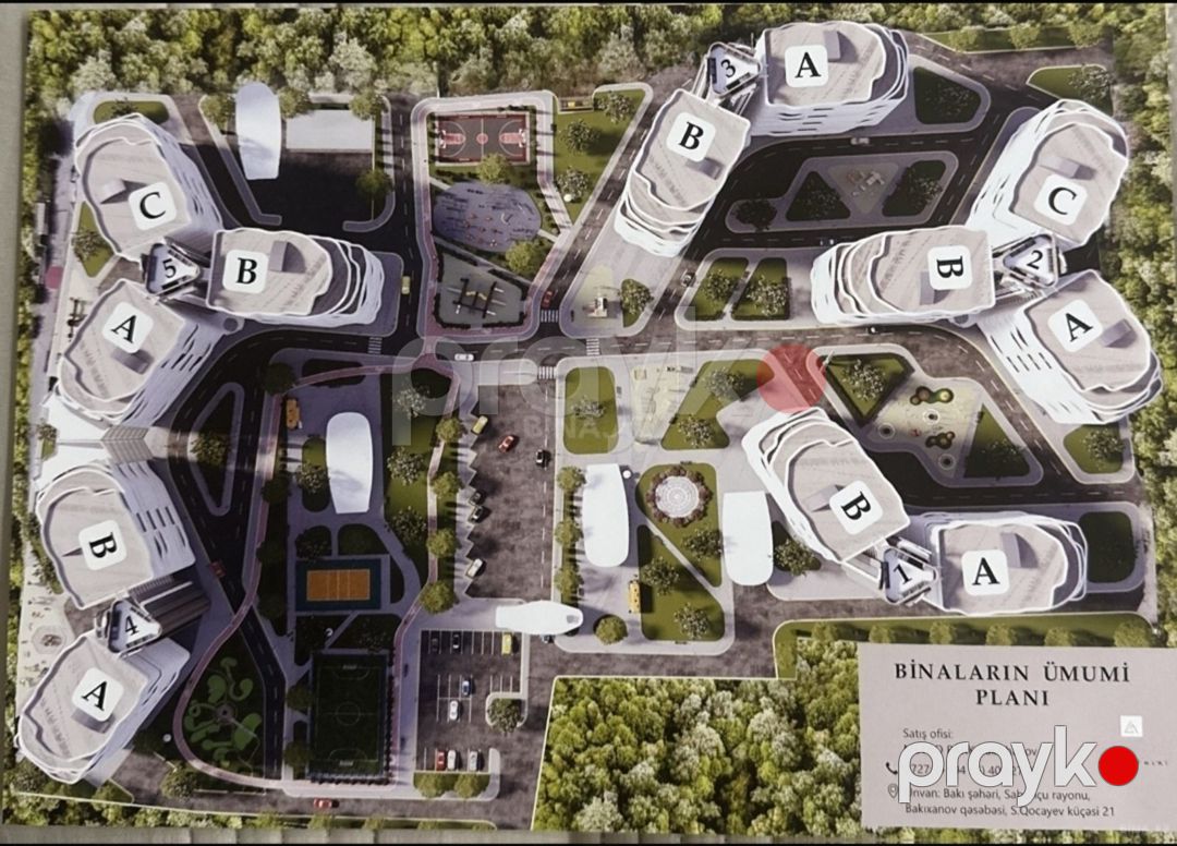Satılır 1 otaqlı yeni tikili 50.4 m² — Mənzil, Bakı (5)