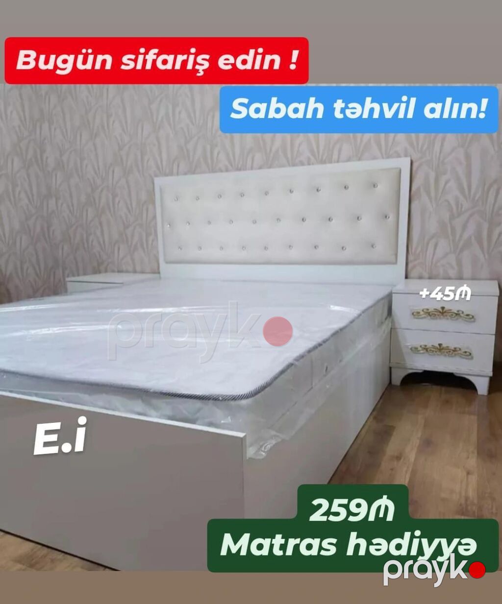 Məhsul: Yataq dəsti – müxtəlif modellər Xüsusiyyətlər: - Modern — Yataq otağı mobilya dəstləri, Digah (7)